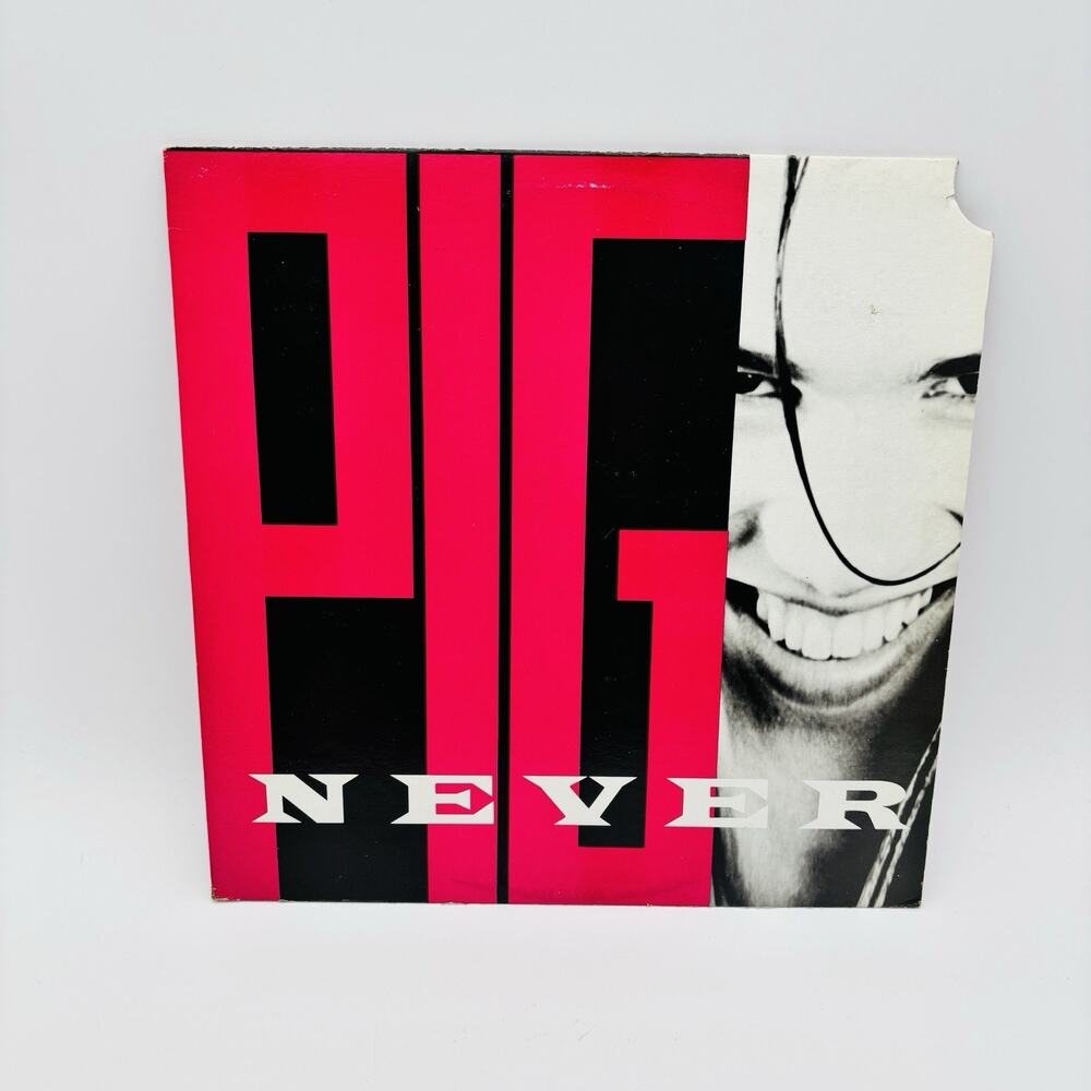 Pig - Never For Fun Vinyl Album 1988 '* Tested Works VG Condition